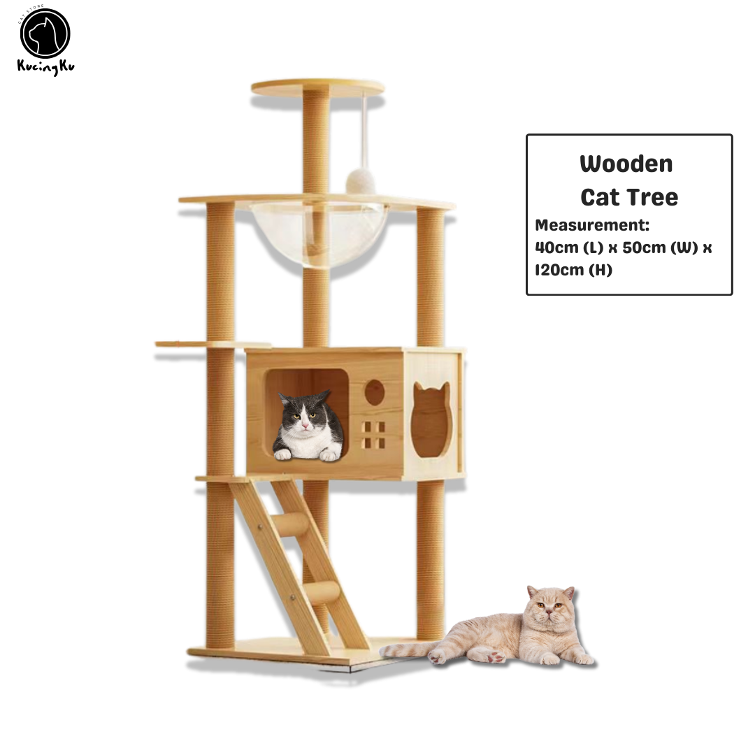 Multifunction Cat Tree 120cm