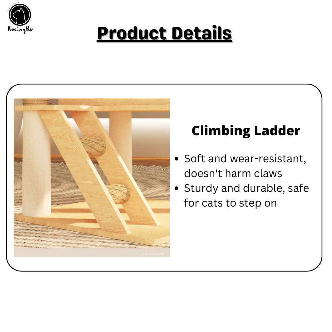 Multifunction Cat Tree 120cm