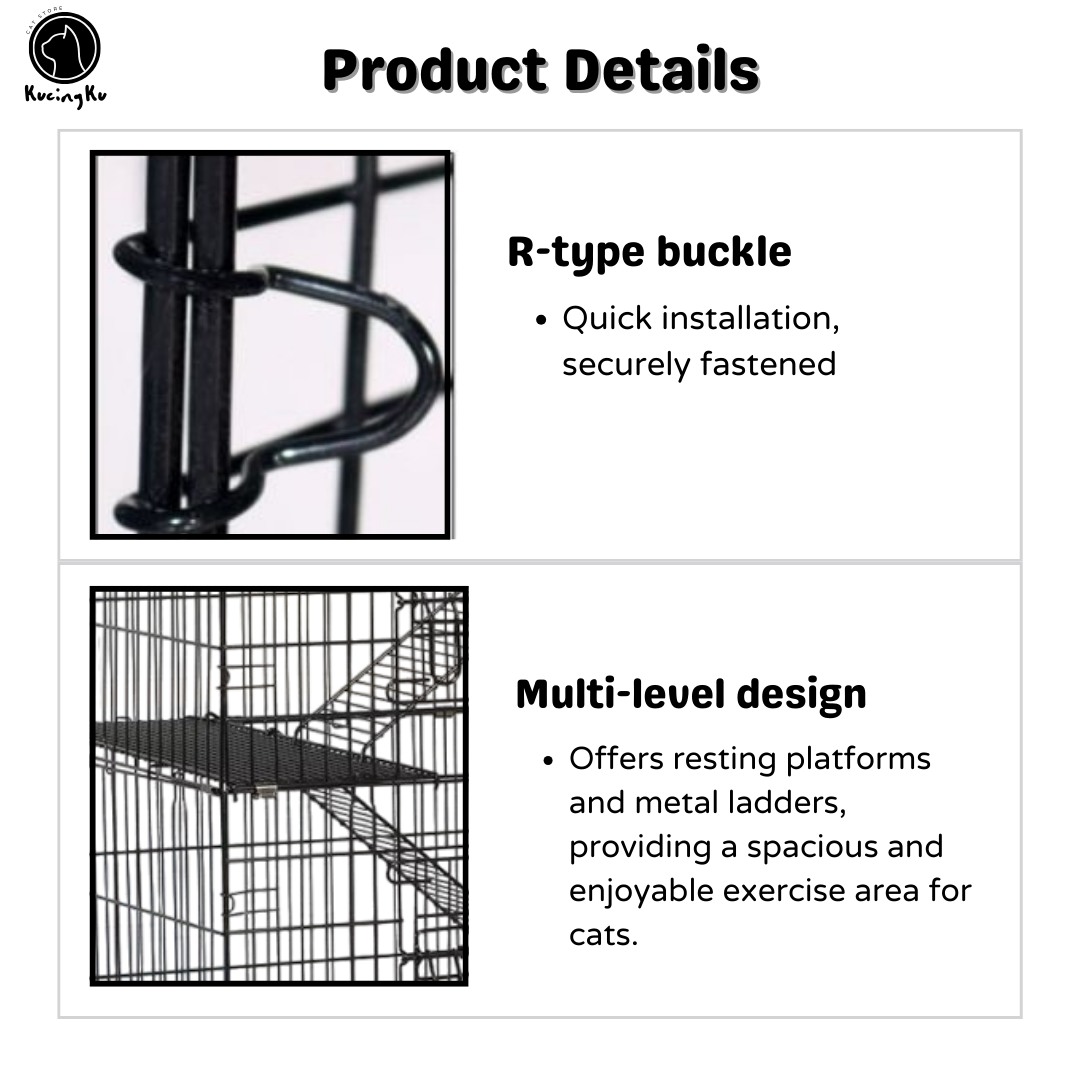 3 Tier Cat Cage