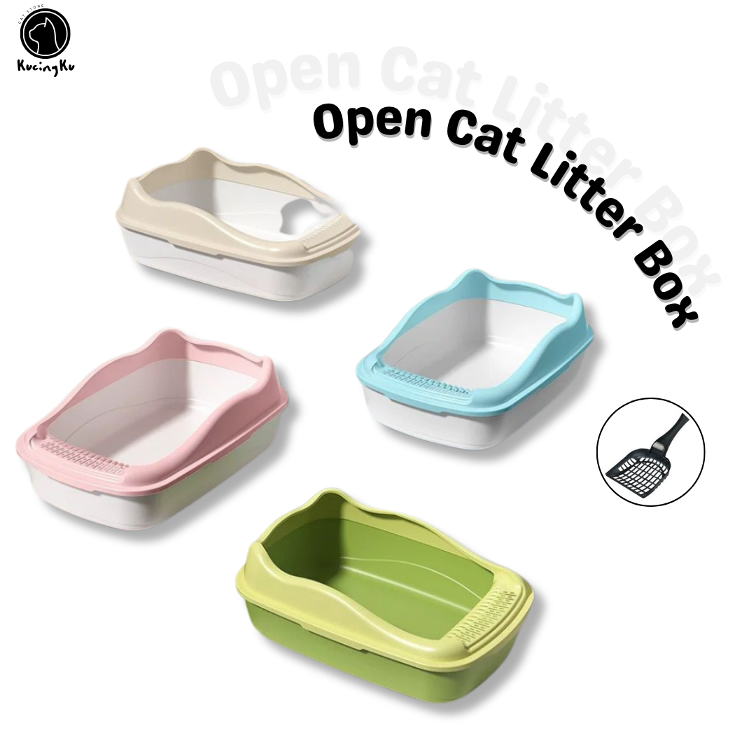 Open Cat Litter Box