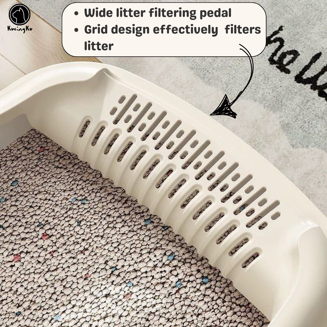 Open Cat Litter Box