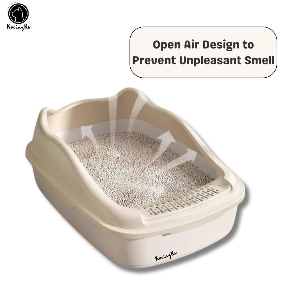 Open Cat Litter Box