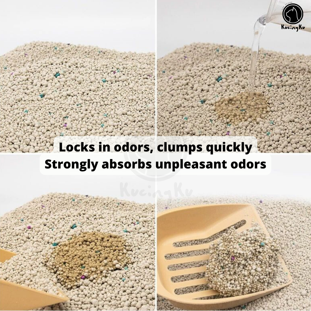 Kucingku Bentonite Clumping Cat Litter 10L